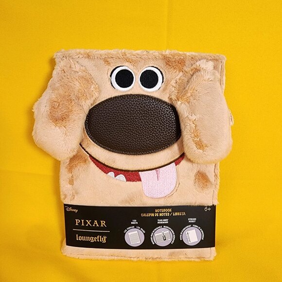 Loungefly Pixar Up Dug Up 15th Ann Plush Refillable Stationery Journal Notebook - Picture 11 of 11
